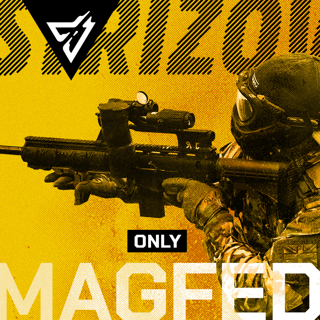 Magfed Only. Paintballová akce s desítkami hráčů, scénářové mise, taktika a magfed zbraně.